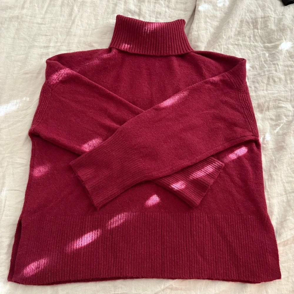 J. Crew Alpaca + Merino Wool Blend Turtleneck Sweater